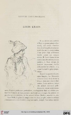 2. Pér. 25.1882: Louis Knaus, [1] : artistes contemporains