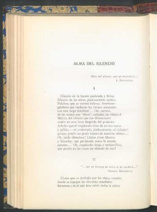 Alma del silencio