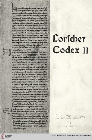 Band 2: Lorscher Codex: deutsch ; Urkundenbuch der ehemaligen Fürstabtei Lorsch: Schenkungsurkunden Nr. 167 - 818, Oberrheingau und Ladengau