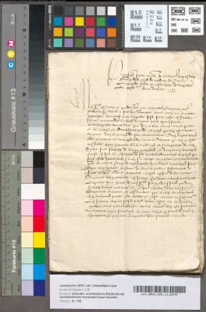 "Proposition faicte ou [!] nom de l'empereur aux estatz généraulx de pays de pardeça, assemblez en la grande salle en ceste ville de Bruxelles le XXVe jour d'Octobre 1555."