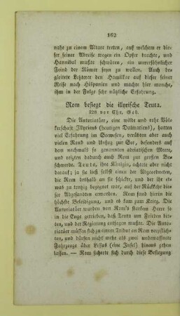 Rom besiegt die illyrische Teuta. 228 vor Chr. Geb