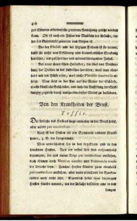 Von den Krankheiten der Brust