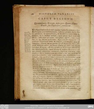 Caput Decimum. Quo nominalis & realis descriptio Quarti Fluvii Prath, seu Euphratis, continetur.