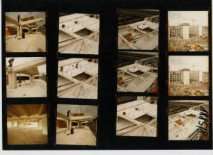 Platzbebauung Hauptbahnhof Düsseldorf Ostseite - Parkhaus, 1985