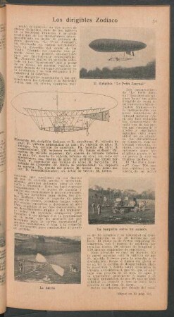Los dirigibles Zodíaco