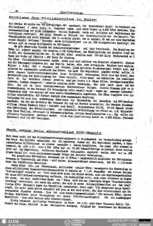 Noch immer kein akzeptables KDV-Gesetz