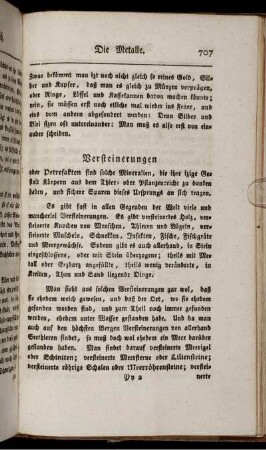Versteinerungen