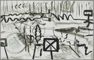Symptomatische Landschaft I oder Zwischen der Landschaft