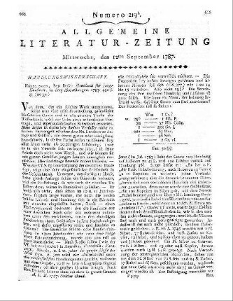 Almanach des Muses 1787. Paris: Delalain 1787