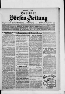 Berliner Börsen-Zeitung, Morgenausgabe