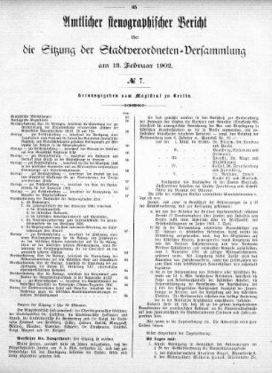 No. 7, 13. Februar 1902