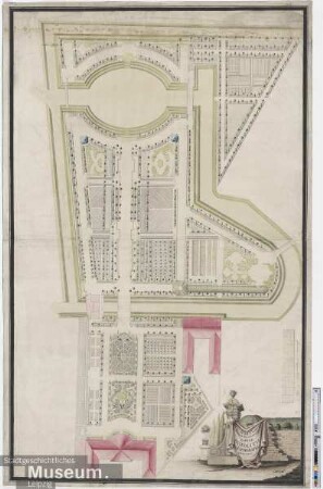HORTI SUBURBANI SPLENDIDI LIPSIAE STIEGLITII ICHNOGRAPHIA MDCCLXIII