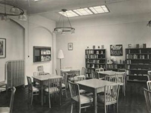Görlitz, Stadtbücherei, Inneres, Kinderbücherei, Leseraum
