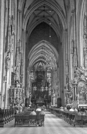 Wien: Stephansdom, Innenansicht