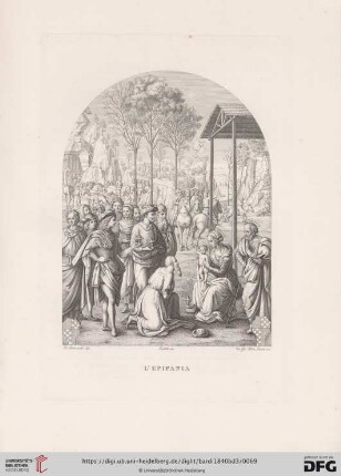 L'Epifania di Bernardino Pinturicchio