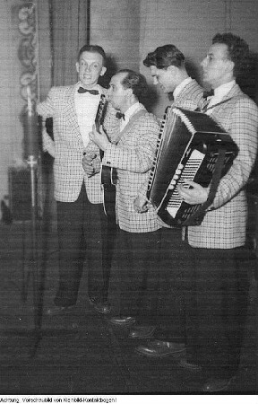 Dresden. Vokalquartett "Die vier Brummers"