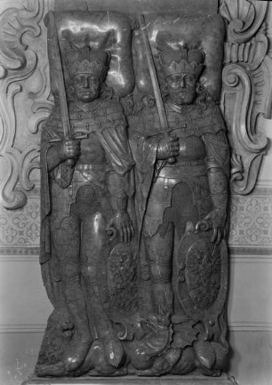 Grabplatte der böhmischen Könige Wenzel I. und Ottokar II. Přemysl