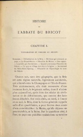 Histoire de l'abbaye du Bricot en Brie : (XIIe siècle - 1792)