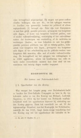 Hoofdstuk III. Het bestuur van Nederlandsch-Indie
