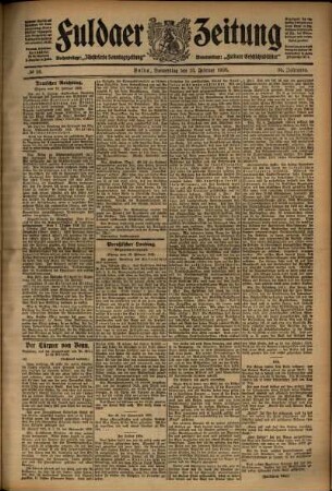 Ausgabe vom Donnerstag, den 13. Februar 1908.