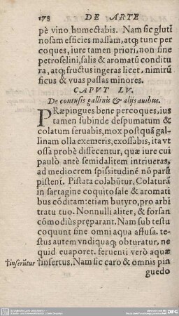 CAPUT LV. De contusis gallinis & aliis avibus.