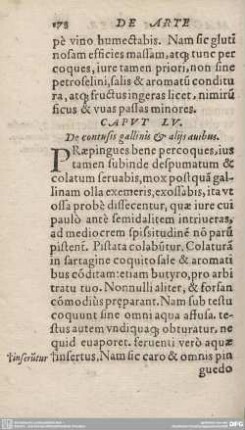 CAPUT LV. De contusis gallinis & aliis avibus.