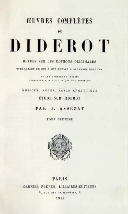 T. 16: Encyclopédie: Loi naturelle - Q