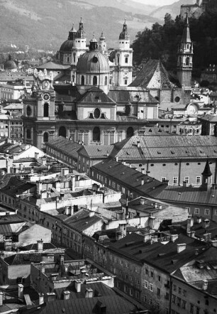 Blick auf Salzburg, Österreich