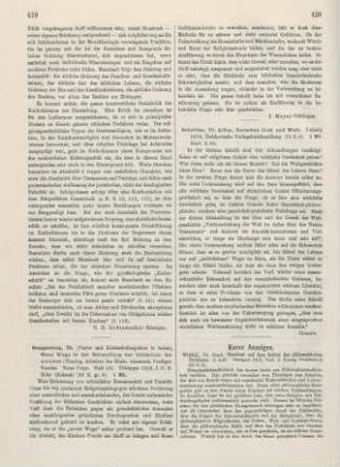419-420 [Rezension] Bungenberg, Theodor, Neue Wege in der Behandlung der biblischen Geschichte