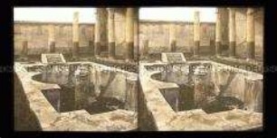 Peristyl mit Wasserbecken im Haus des Meleager, Pompeji