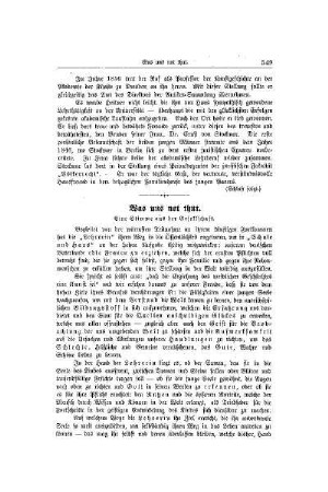 Was uns not thut : eine Stimme aus der Gesellschaft