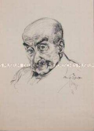Bildnis des Künstlers Max Liebermann (1)