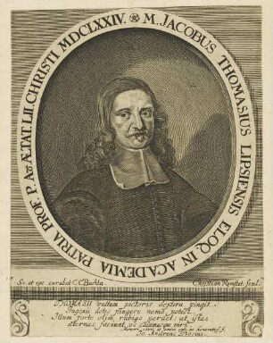 Bildnis des Jacobus Thomasius