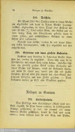 5. Beilagen zu Gemüsen