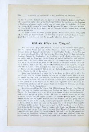 Karl der Kühne von Burgund