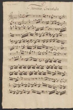 Traverso concertato