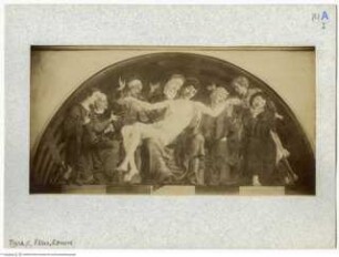 Triptychon der Familie Roverella, Die Trauer um den toten Christus (Beweinung Christi?)