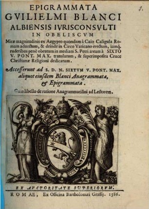 Epigrammata in Obeliscum (Vaticanum)