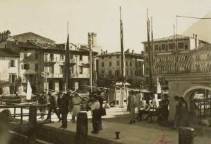 Malcesine am Gardasee. Kai am Hafen
