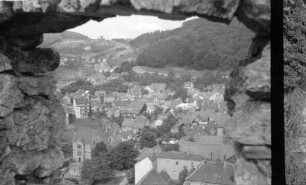 Lindenfels: Blick von der Burg auf Lindenfels