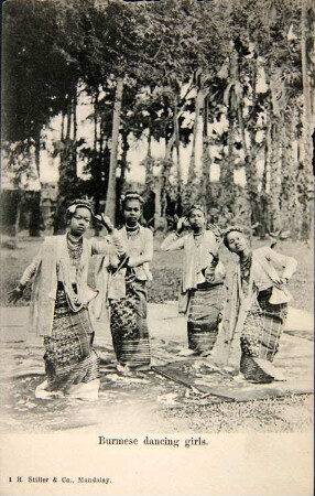 Burmese dancing girls.