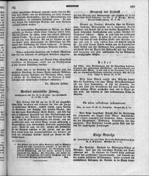 Einige Beyträge zur theoretischen und practischen Veterinär-Wissenschaft / von Prof. K[onrad] L[udwig] Schwab. - München, 1832