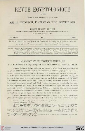 3: Association de Ptolémée épiphane à la couronne et quelques autres associations royales