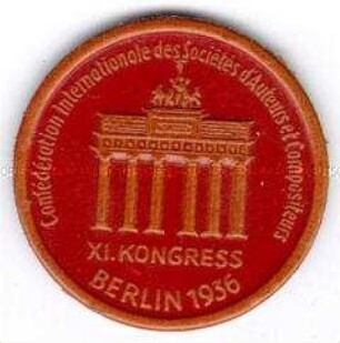 Kongress der Confédération Internationale des Sociétés d'Auteurs et Compositeurs, 11., Berlin