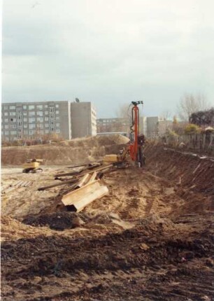 Dresden-Seidnitz, Enderstraße 59. Baustelle Seidnitz-Center