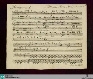 Divertimentos - Don Mus.Ms. 428 : winds; E|b; ReiF 5.9
