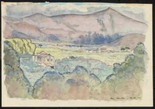 Skizzen: Landschaft bei Caserta