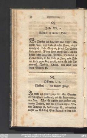 69. Offenb. I. 8. Christus - ein treuer Zeuge.