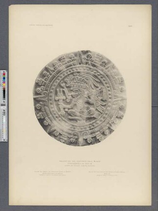 Relieve de sol existente en el Museo Etnografico de Berlin.