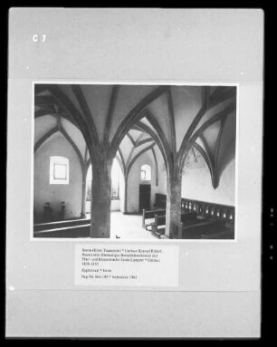 Ehemaliges Benediktinerkloster mit Pfarr- und Klosterkirche Sankt Lampert — Kapitelsaal